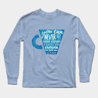 Long books and full mugs Long Sleeve T-Shirt